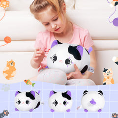 MeWaii® Fluffffy Family Star Cat Stuffed Animal Kawaii Plush Pillow Squishy Toy