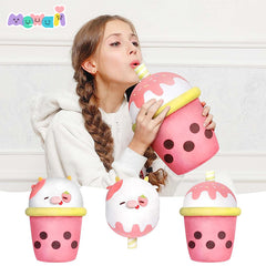 MeWaii® Milk Tea Boba Cow Plush Kawaii Plushies For Gift