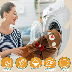 MeWaii Christmas Reindeer Wearable Blanket Hoodie Ultra Soft Oversized Cozy Blanket for Cozy Cuddles & Relaxing Moments