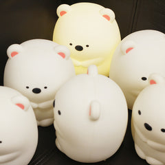 MeWaii® Squishy Silicone Hug Bear LED Night Light - Perfect Gift for Kids and Girls