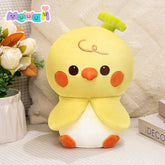 MeWaii® Food Fruit Animals Series Banana Cockatiel Pillow Kawaii Plush Pillow Squish Toy