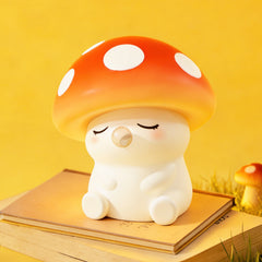 MeWaii Bubble Mushroom Silicone Squishy Night Light - Perfect Gift for Kids and Girls