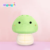 MeWaii® Mushroom Family Sea Turtle Kawaii Plush Pillow Squish Toy