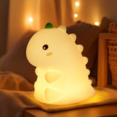 MeWaii® Squishy Cute Silicone Dinosaur LED Night Light - Perfect Gift for Kids and Girls