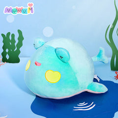 MeWaii® Ocean Series Whale Frog Stuffed Animal Kawaii Plush Pillow Squishy Toy