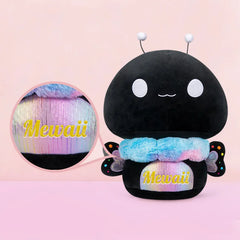 MeWaii® Mushroom Family Rainbow Butterfly Kawaii Plush Pillow Squish Toy