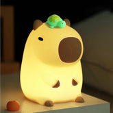 MeWaii® Capybara With Turtle LED Squishy Night Light For Gift USB Rechargeable Capybara Lamp