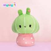 MeWaii® Mushroom Family Cactus Bunny Rabbit Kawaii Plush Pillow Squish Toy