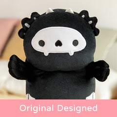 MeWaii® Original Design Skeleton Axolotl Kitten Stuffed Animal Kawaii Plush Pillow Squishy Toy
