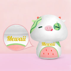 MeWaii® Mushroom Family Watermelon Cow Kawaii Plush Pillow Squish Toy