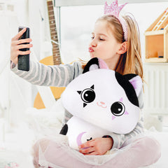 MeWaii® Mushroom Family Star Cat Kawaii Plush Pillow Squish Toy