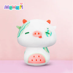 MeWaii® Mushroom Family Watermelon Cow Kawaii Plush Pillow Squish Toy