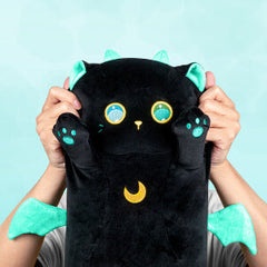 MeWaii® Original Design Magic Cat Big Eyed Stuffed Animal Kawaii Plush Pillow Squishy Toy