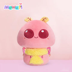 MeWaii® Mushroom Family Maple Moth Kawaii Plush Pillow Squish Toy