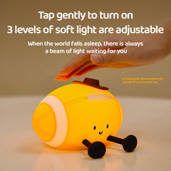 MeWaii® Football Silicone Squishy Night Light Cute Sports Lamp for Bedroom Perfect Gift