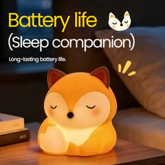 MeWaii® Dreamy Fox Silicone Squishy LED Night Light