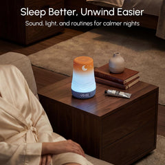 Mewaii® Smart Sleep Companion – AI Cry Detection White Noise Machine with 100 Soothing Sounds, App Control & RGB Night Light