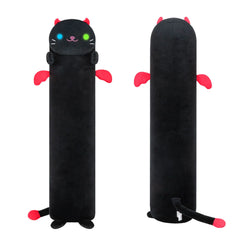 MeWaii® Luminous Devil Kitten Black Stuffed Animal Kawaii Plush Pillow Squishy Toy