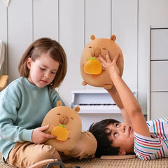 MeWaii® Fragrance Plush Toy Tangerine Capybara Stuffed Animal with Aromatherapy Lavender Scent 8 inches Stuffed Plushie