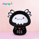 MeWaii® Mushroom Family Skeleton Axolotl Kawaii Plush Pillow Squish Toy