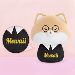 MeWaii® Mushroom Family Suit Shiba Inu Kawaii Plush Pillow Squish Toy