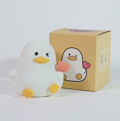 MeWaii® Winking Duck with Heart Silicone Squishy Night Light Perfect Gift