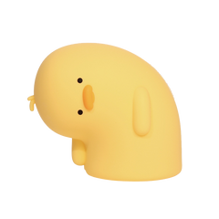 Squishy Silikon-Ente mit krummem Hals, LED-Nachtlicht – perfektes Geschenk für Kinder und Mädchen