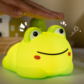 Chubby Frog Silicone Squishy Night Light Perfect Gift Sleep Companion Stress Relief