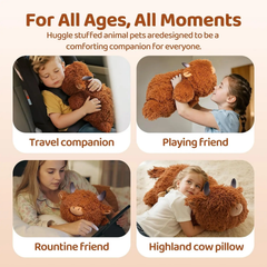 MeWaii® Lazy Highland Cow Weighted Stuffed Animal