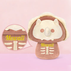 MeWaii® Mushroom Family Triceratops Kawaii Plush Pillow Squish Toy