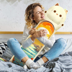 MeWaii® Loooong Family Original Design Summer Dusk Cat Plush Long Stuffed Animal Kawaii Plush Pillow Squishy Toy