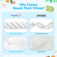 MeWaii® Fluffffy Family Pink Piggy Hood Cat Plush Stuffed Animal Kawaii Plush Pillow Squishy Toy