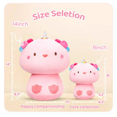 MeWaii® Mushroom Family Axolotl Kawaii Plush Pillow Squish Toy