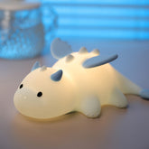 MeWaii® Squishy Silikon Niedliches Baby Drache LED Nachtlicht – Perfektes Geschenk für Kinder und Mädchen