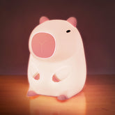 MeWaii® Limited💓 Pink Capybara Squishy Night Light - Perfect Gift for Kids and Girls