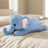 MeWaii® 5lbs Elephant Weighted Stuffed Animal – Microwavable Plush Heating Pad for Removable Inner Pad, Relaxing Best Gift