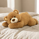 Mewaii® 5lbs Brown Bear Weighted Stuffed Animal – Microwavable Plush Heating Pad for Removable Inner Pad, Best Gift Kids & Adults