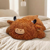 MeWaii® 4lbs Highland Cow Weighted Stuffed Animal – Calming Hug Plush for Stress Relief & Sleep, Soft Gift for Kids & Adults