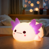 MeWaii® Axolotl Exclusive Design Squishy Silicone LED Night Light - Perfect Gift for Kids and Girls
