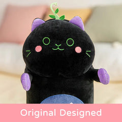 MeWaii® Original Design Devil Mint Cat Stuffed Animal Kawaii Plush Pillow Squishy Toy