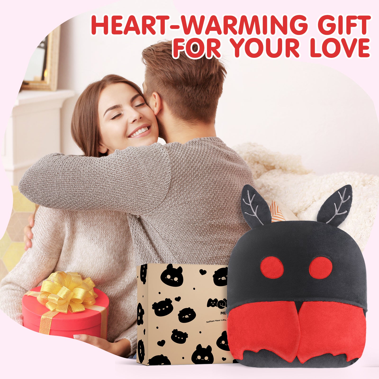 MeWaii Mothman Wearable Blanket Hoodie Ultra Soft Oversized Cozy Blanket for Cozy Cuddles & Relaxing Moments