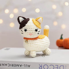 MeWaii®Crochet Kitten Crochet Kit for Beginners with Easy Peasy Yarn
