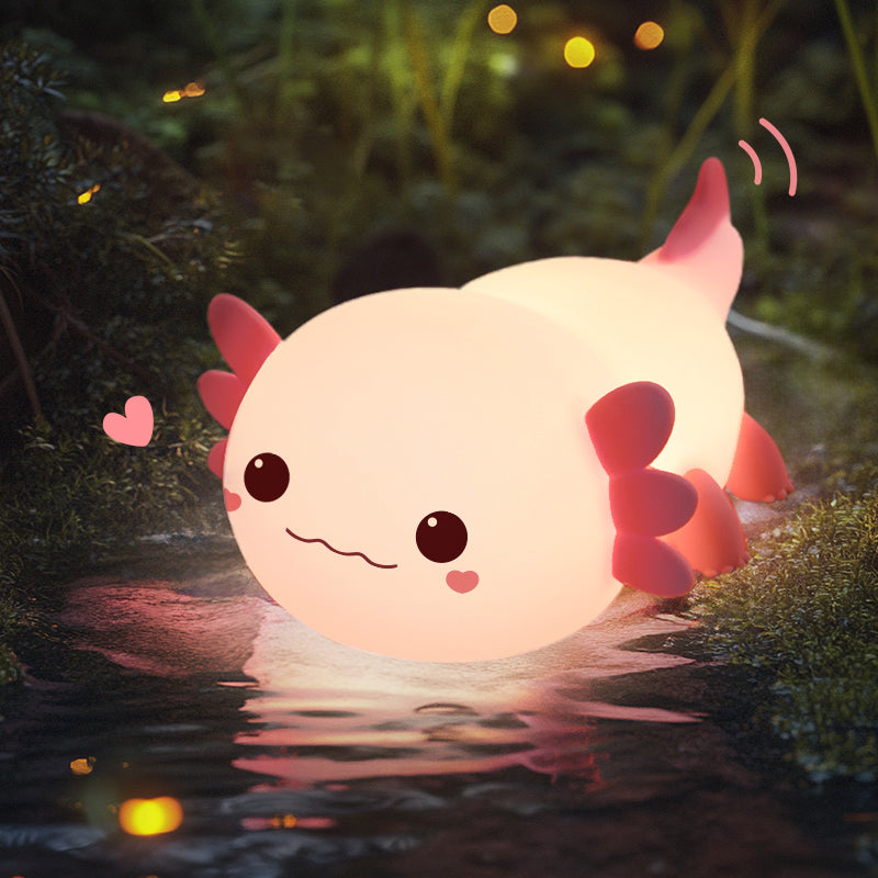 Mewaii® White Noise Axolotl Squish Night Light - Perfect Gift
