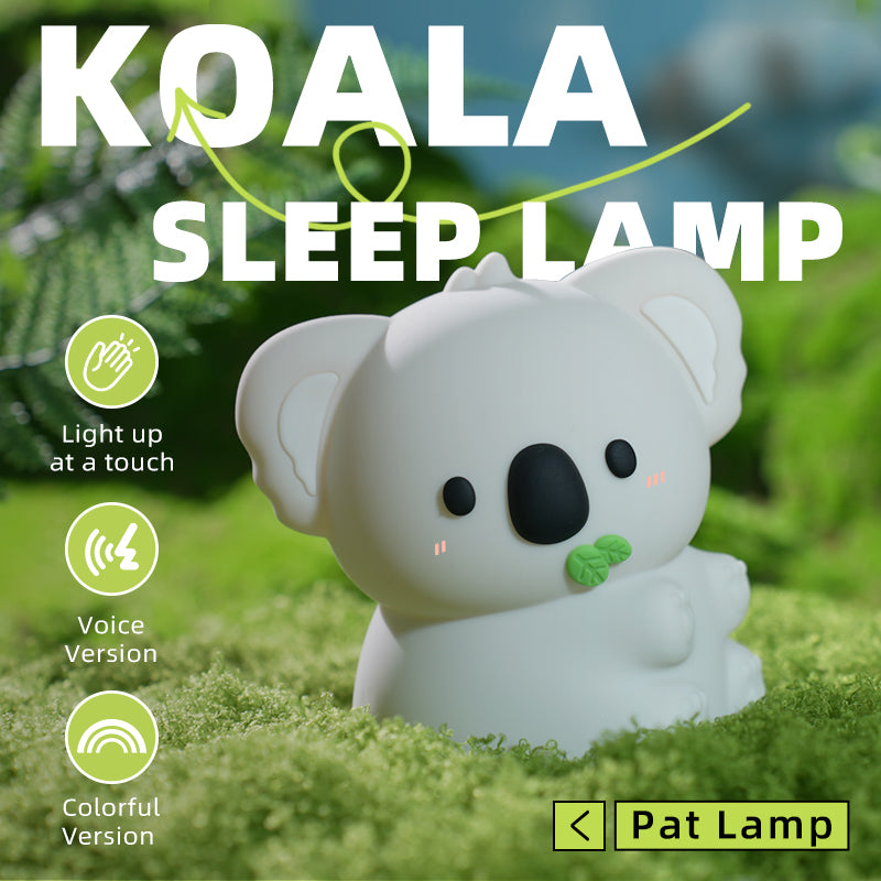 Veilleuse LED Koala en silicone souple - Cadeau idéal pour les enfants et les filles