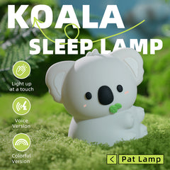 Veilleuse LED Koala en silicone souple - Cadeau idéal pour les enfants et les filles