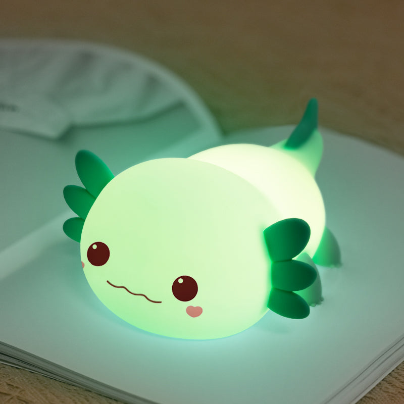 MeWaii® Green Axolotl Cute Squishy Night Light - Perfect Gift