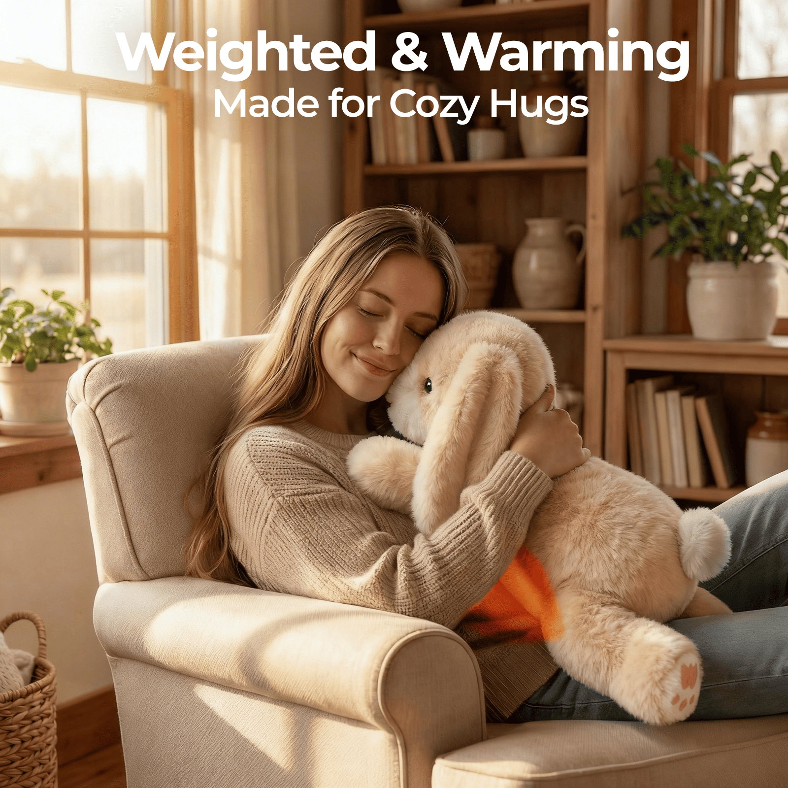 MeWaii® Bunny Weighted Stuffed Animal