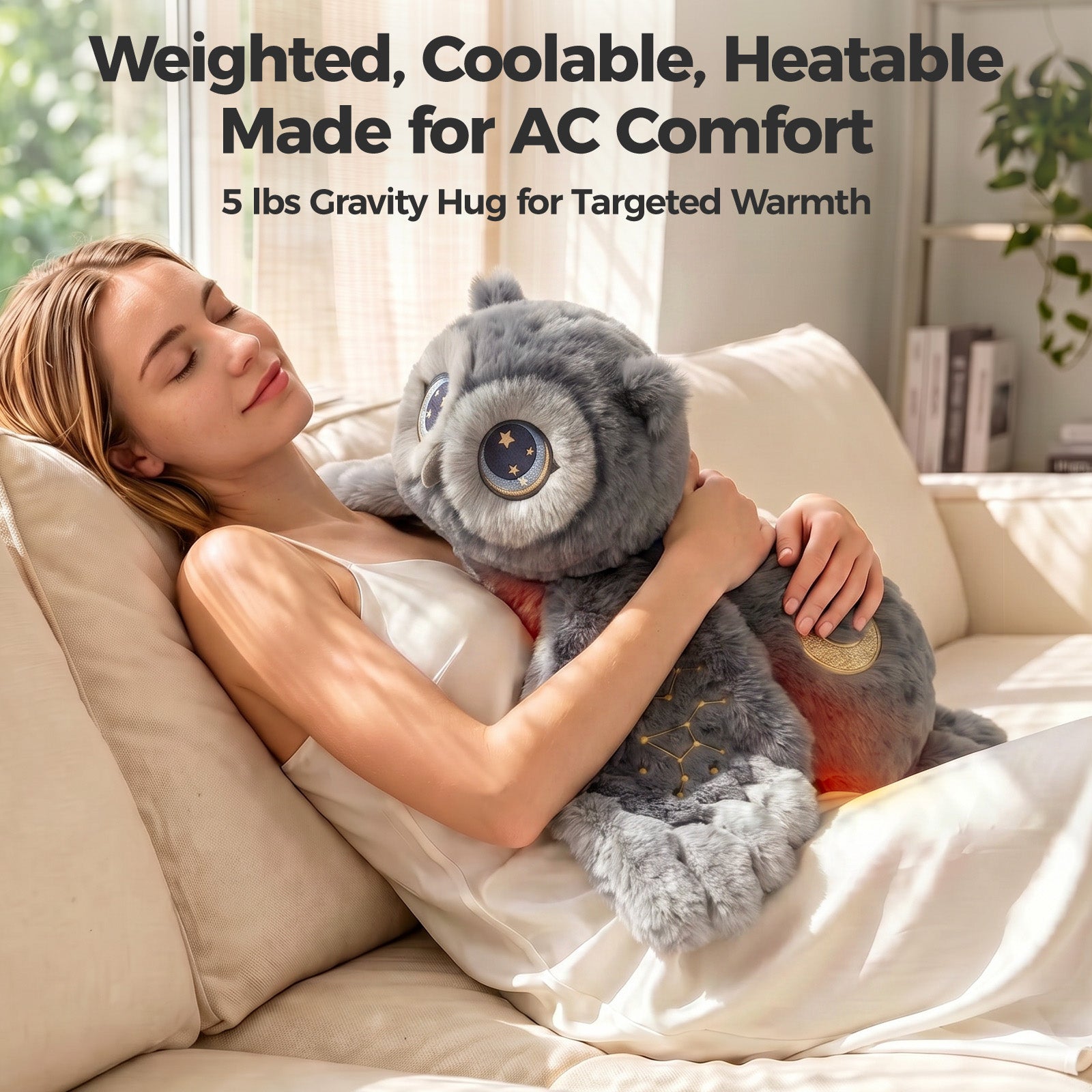 ✨NEW✨MeWaii® Owl Weighted Stuffed Animal
