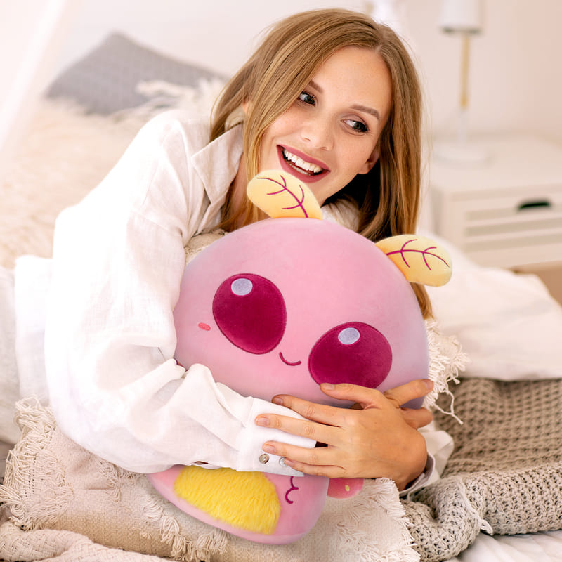 MeWaii® Mushroom Family Maple Moth Kawaii Plush Pillow Squish Toy