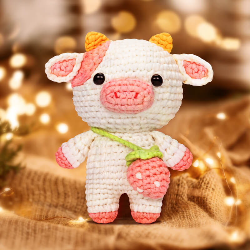 MeWaii® Crochet Original Designed Animal Crochet Kit for Beginners with Easy Peasy Yarn